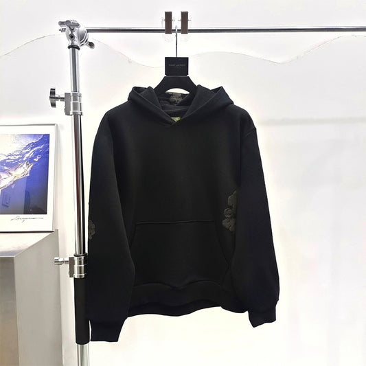 High Quality 100% Cotton Men's Clothing Hoodies Sweatshirts Pullover Streetwear Tracksuits Denimes Puff Printing Hoodie